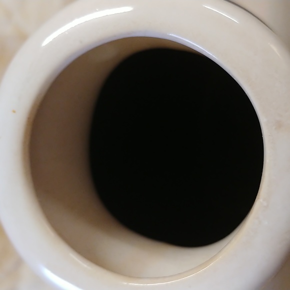 Large vase with cast iron stand - Picture 4 of 4